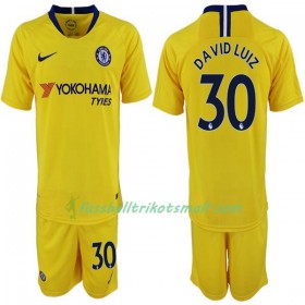Fußballtrikots Chelsea David Luiz 30 Kinder 2018-2019 Kurzarm Auswärts-trikot kaufen